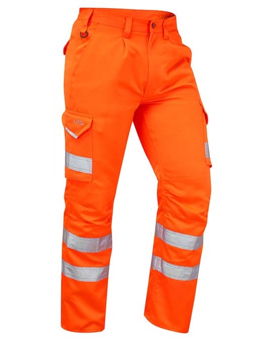 LEO WORKWEAR BIDEFORD ISO 20471 Cl 1 Poly/Cotton Cargo Trouser